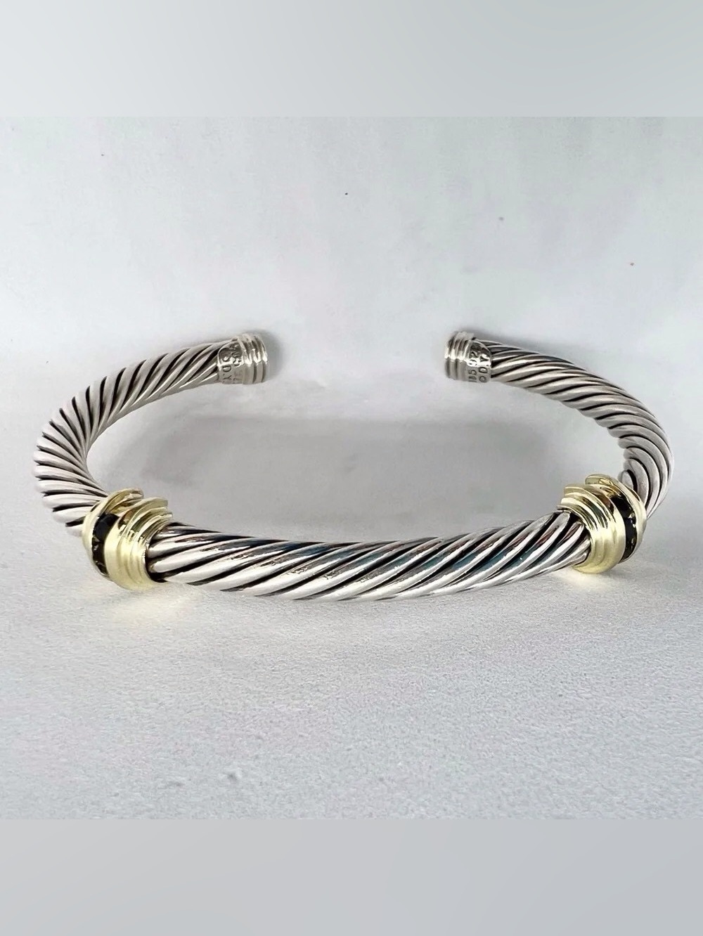 ❄️David Yurman 5mm double station sapphire bracelet